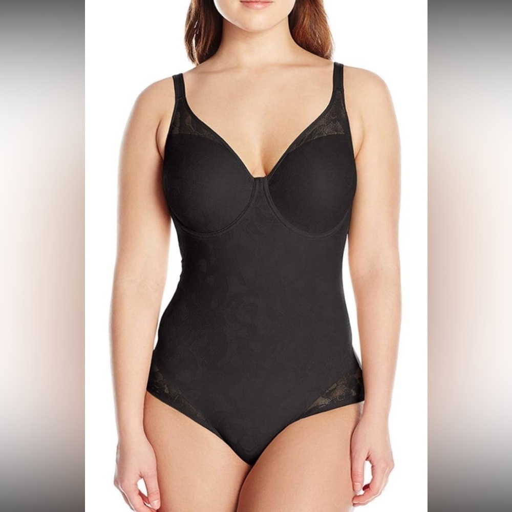 Bali Women Firm-Control Ultra lLight Body Shaper Lace BuiltIn Underwire NWT 36DD